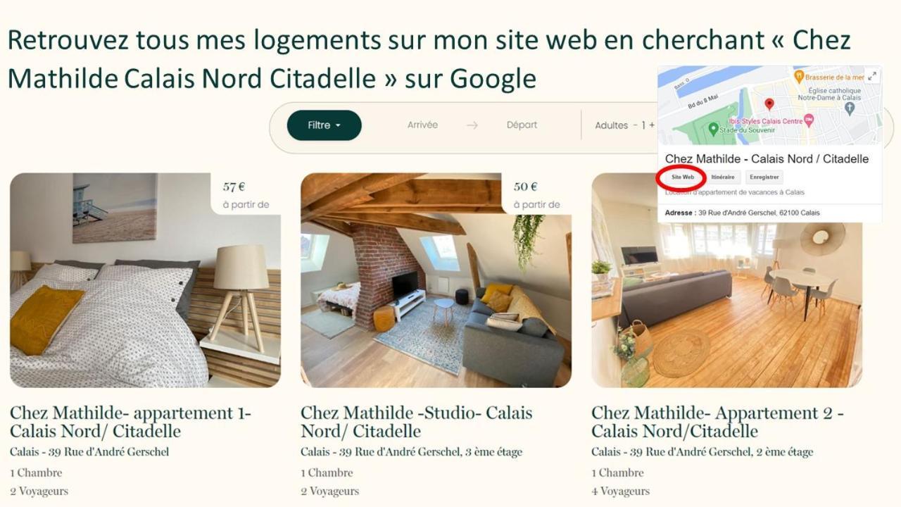 Chez Mathilde Studio Calais Nord Citadelle Zewnętrze zdjęcie